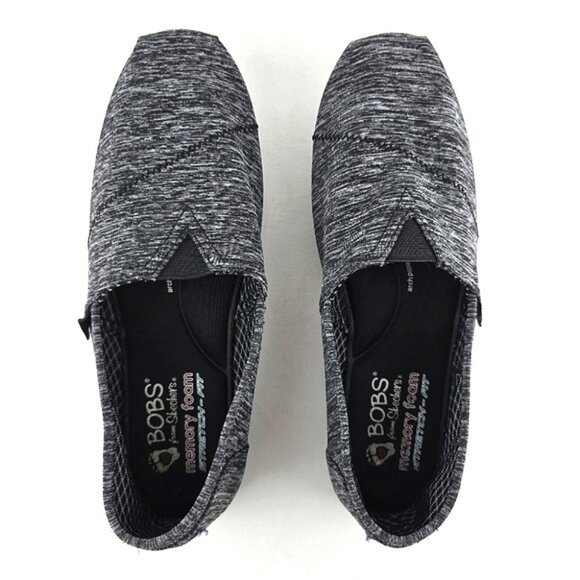 BOBS Skechers Women's Express Yourself Flats Slip On Shoes Heathered Grey Size 8 - Picture 6 of 15